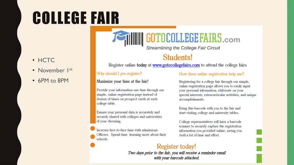 college fair