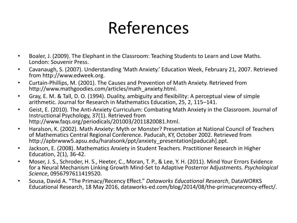 references