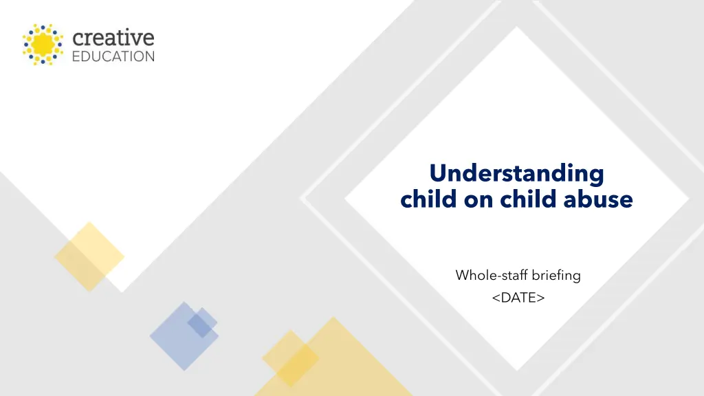 understanding child on child abuse