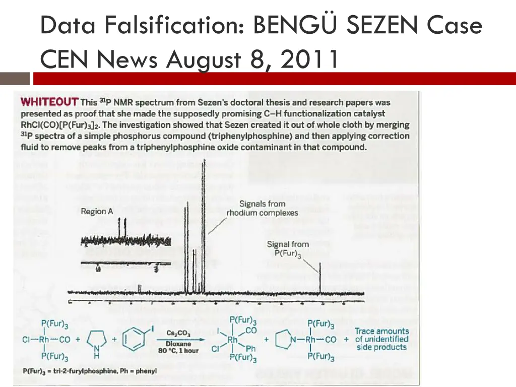 data falsification beng sezen case cen news