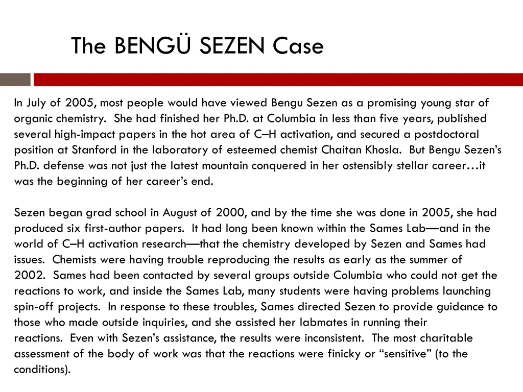 the beng sezen case 1