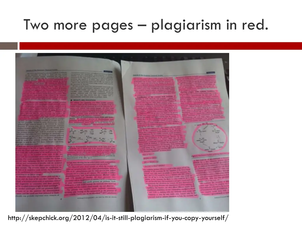 two more pages plagiarism in red