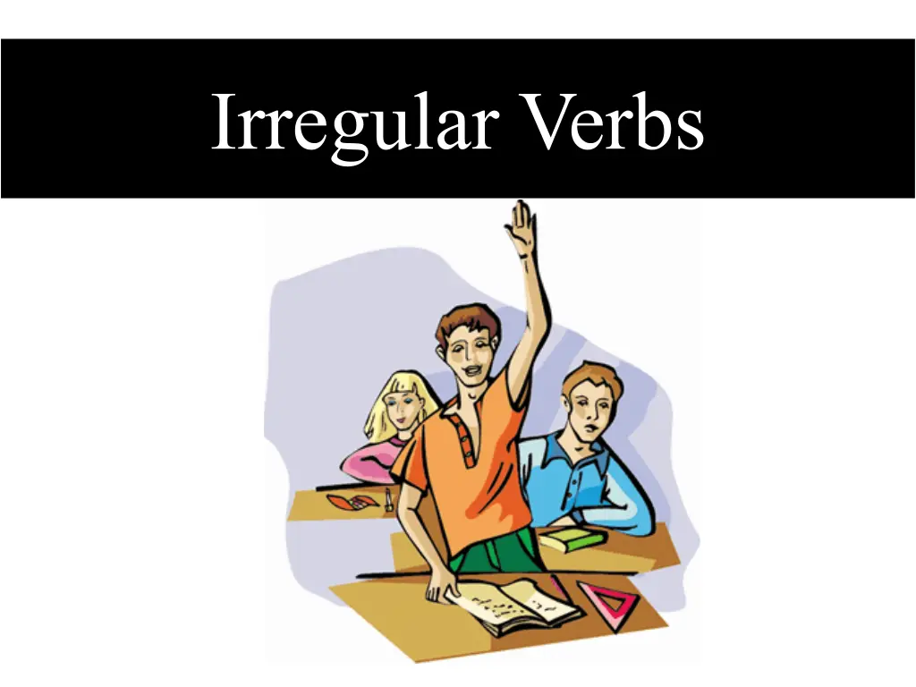 irregular verbs