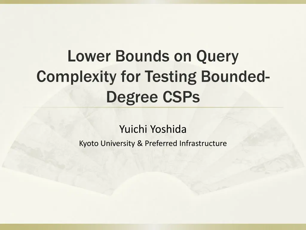 lower bounds on query complexity for testing