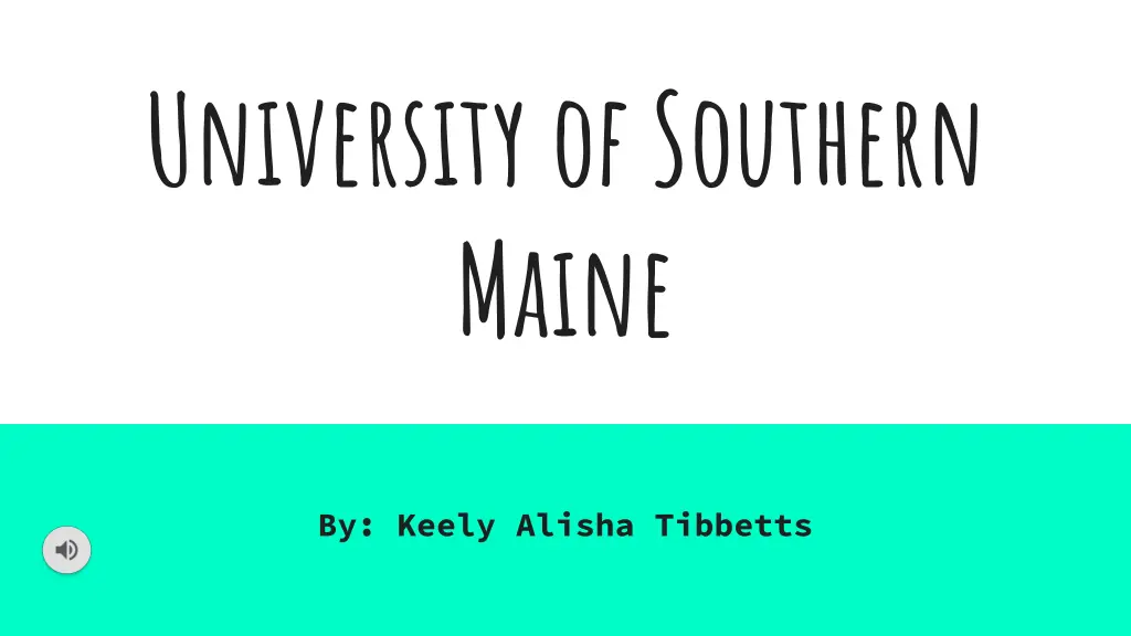 university of southern maine