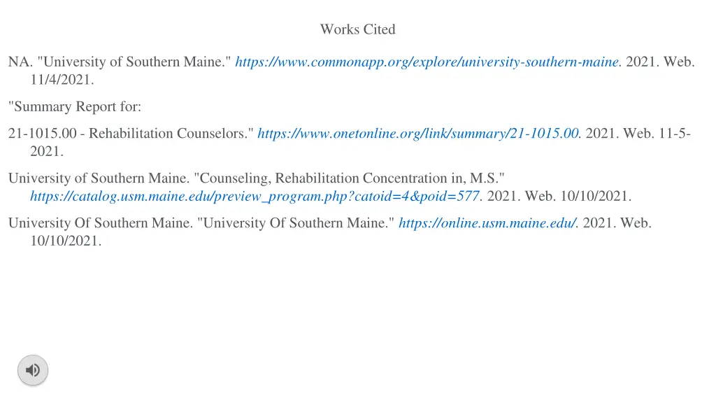 works cited