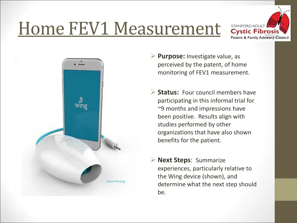 home fev1 measurement
