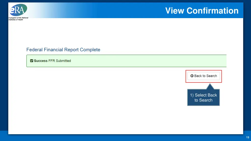 view confirmation