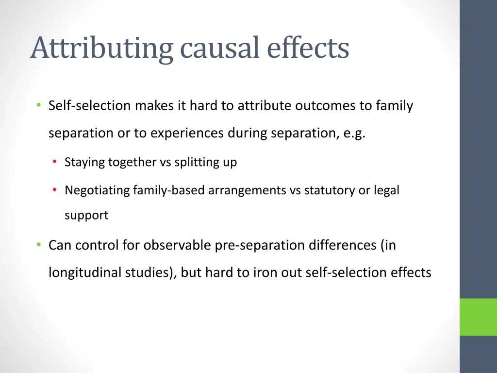 attributing causal effects