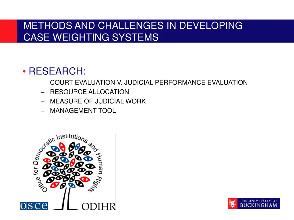 methods and challenges in developing case