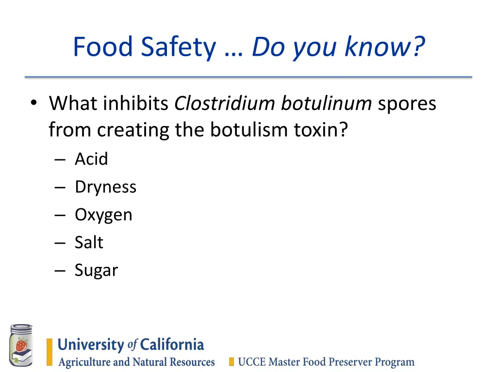 food safety do you know 10