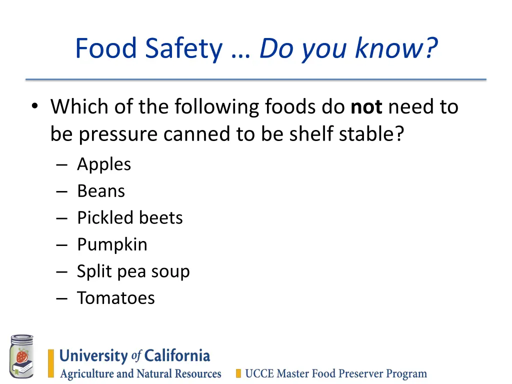 food safety do you know 18