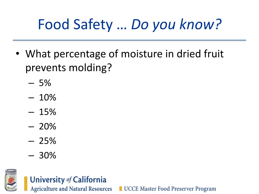 food safety do you know 2