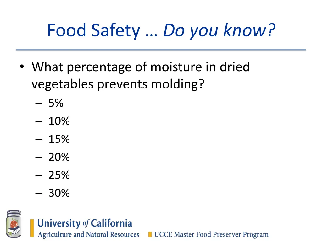 food safety do you know 4