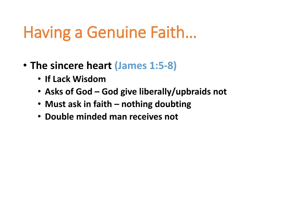 having a genuine faith having a genuine faith 4