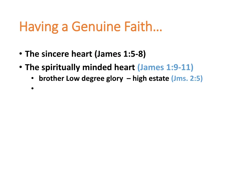 having a genuine faith having a genuine faith 5