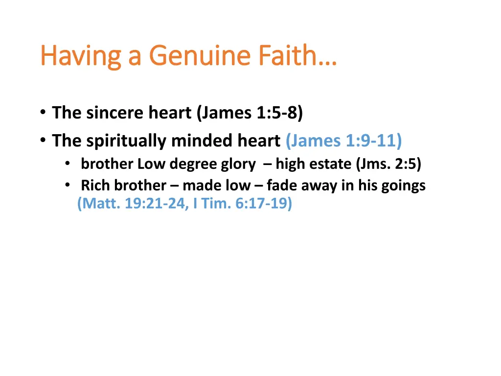 having a genuine faith having a genuine faith 6
