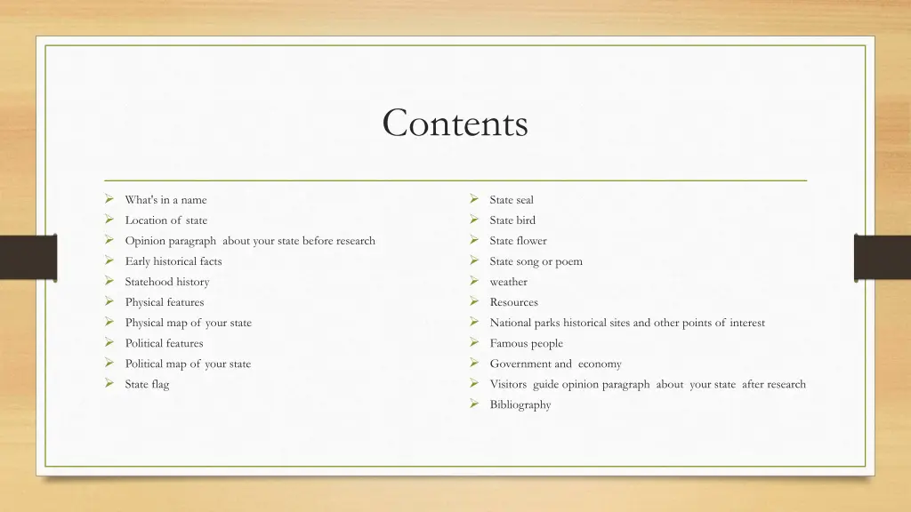 contents