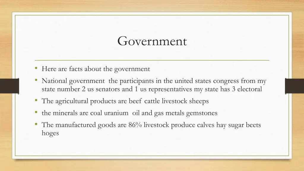 government