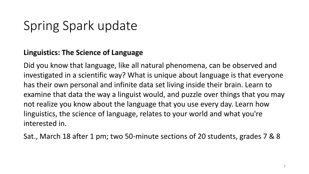 spring spark update