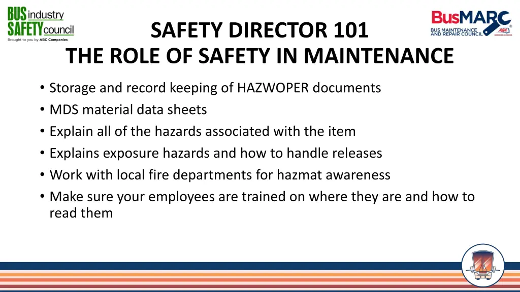 safety director 101 the role of safety 18