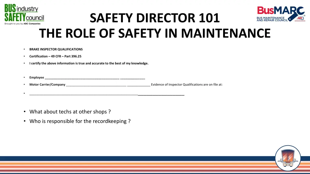 safety director 101 the role of safety 4