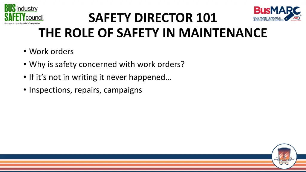 safety director 101 the role of safety 6