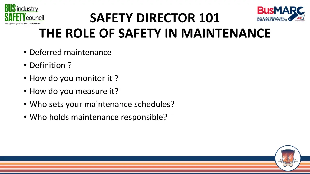 safety director 101 the role of safety 8