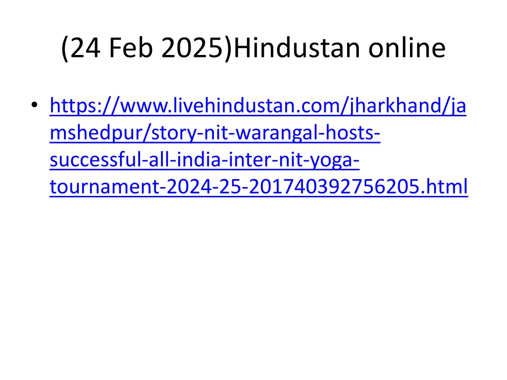 24 feb 2025 hindustan online
