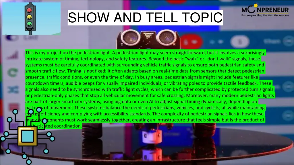 show and tell topic