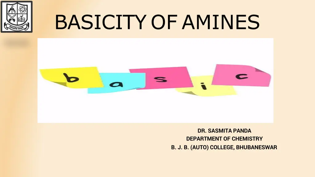 basicity of amines