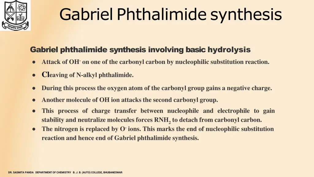 gabriel phthalimide synthesis 8