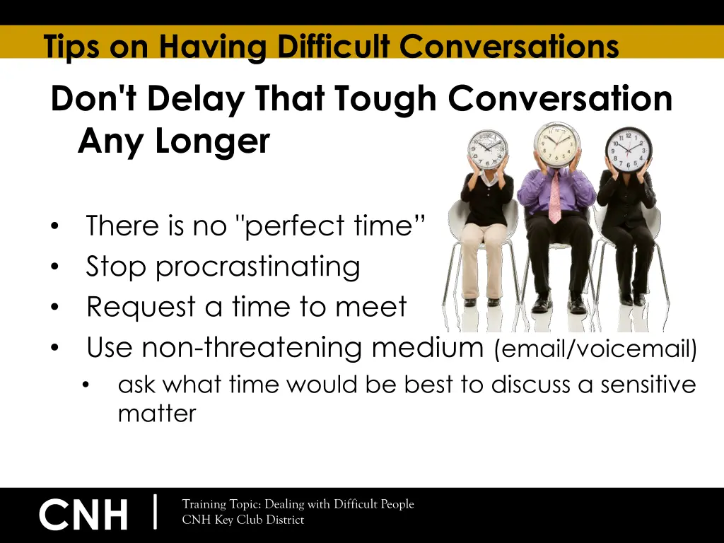 tips on having difficult conversations