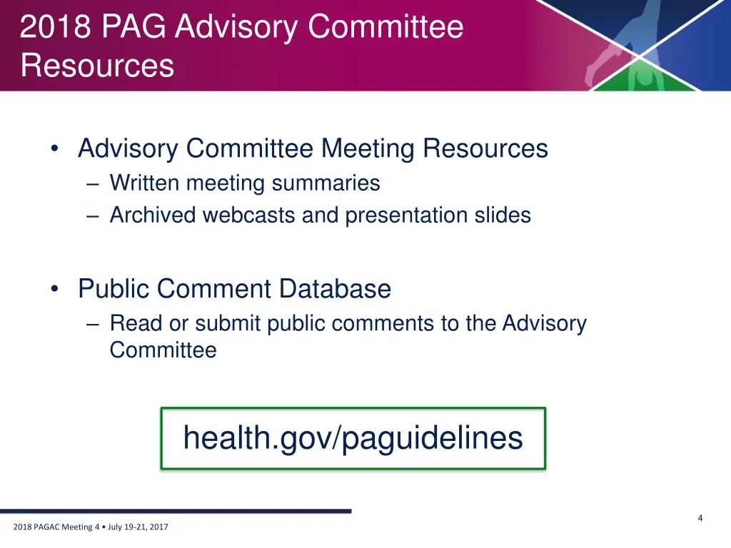 2018 pag advisory committee resources
