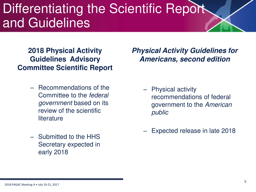 differentiating the scientific report