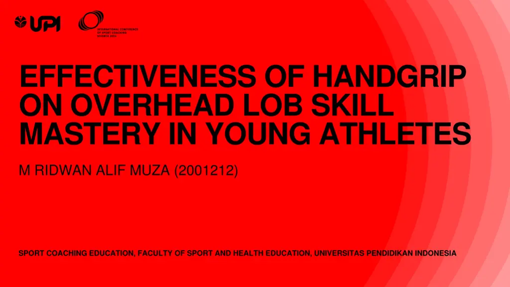 effectiveness of handgrip on overhead lob skill