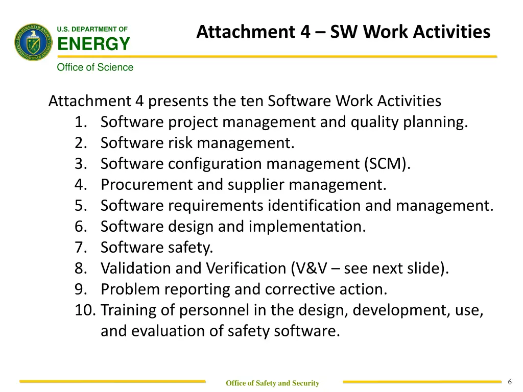attachment 4 sw work activities