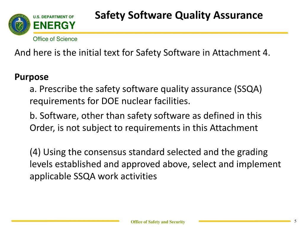 safety software quality assurance