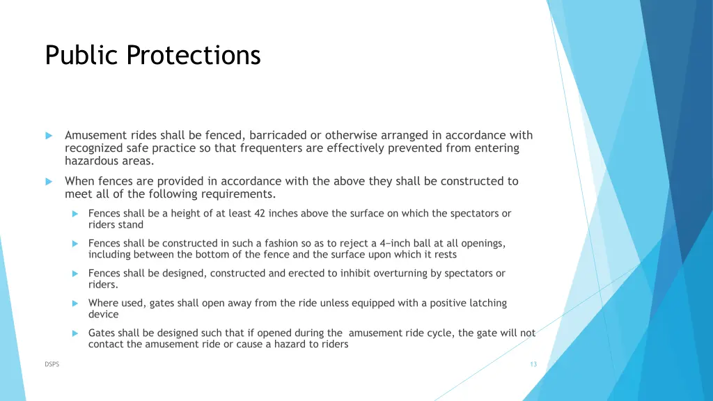 public protections