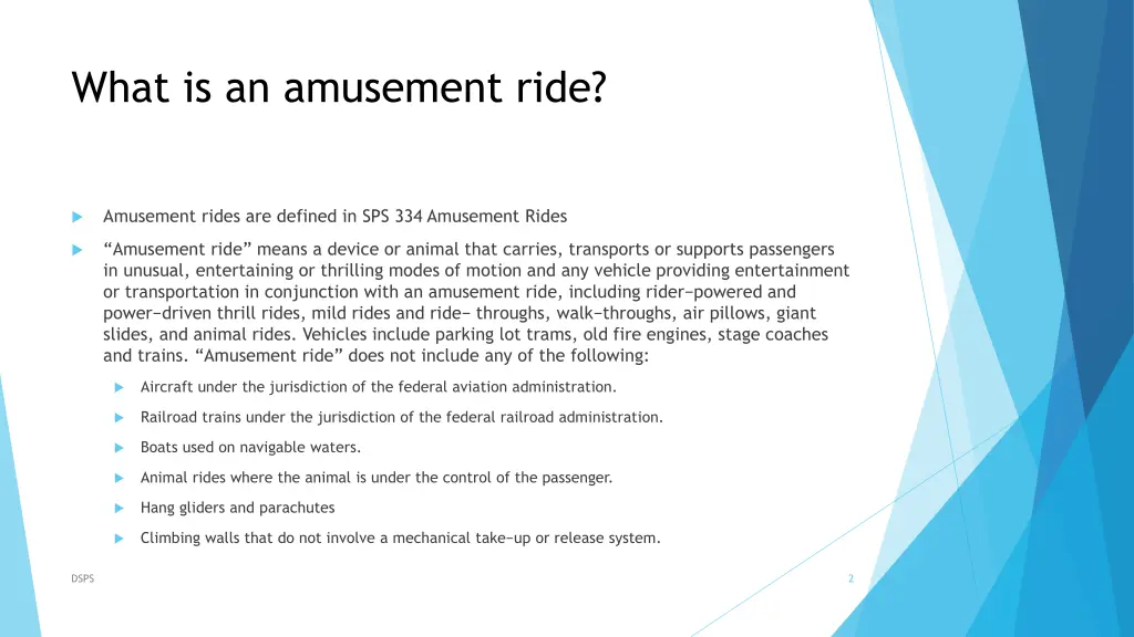 what is an amusement ride