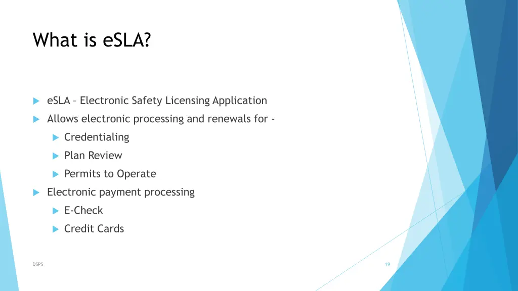 what is esla
