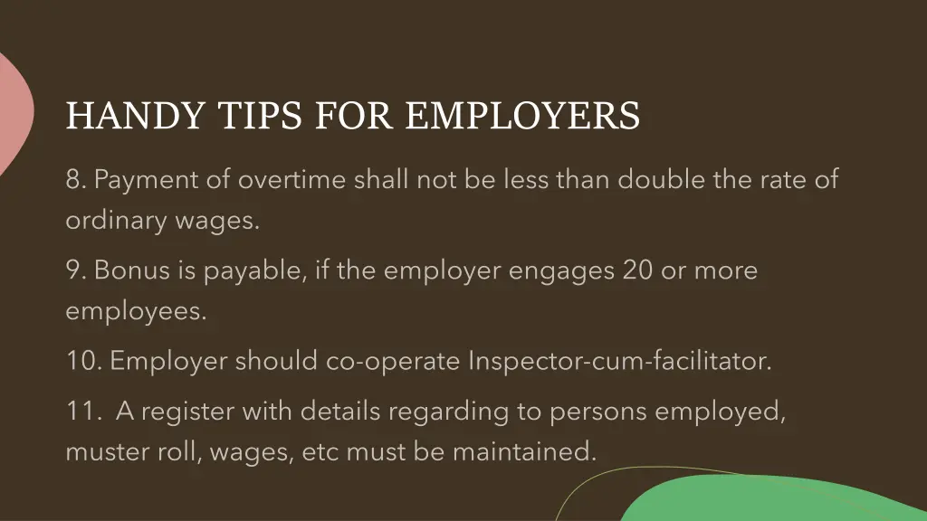 handy tips for employers 2