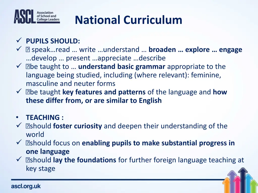 national curriculum