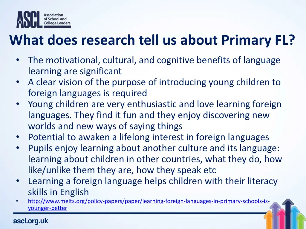 what does research tell us about primary fl