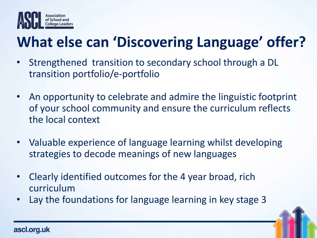 what else can discovering language offer