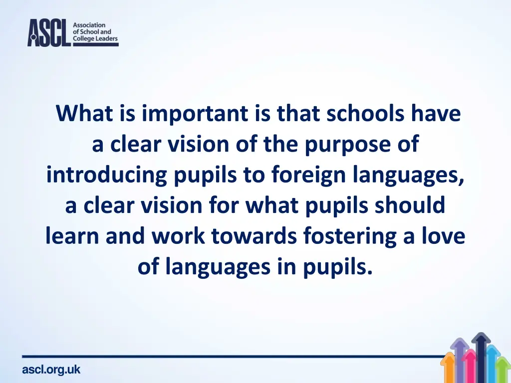 what is important is that schools have a clear