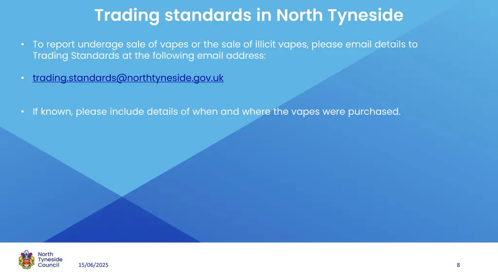 trading standards in north tyneside