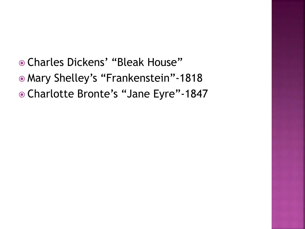 charles dickens bleak house mary shelley