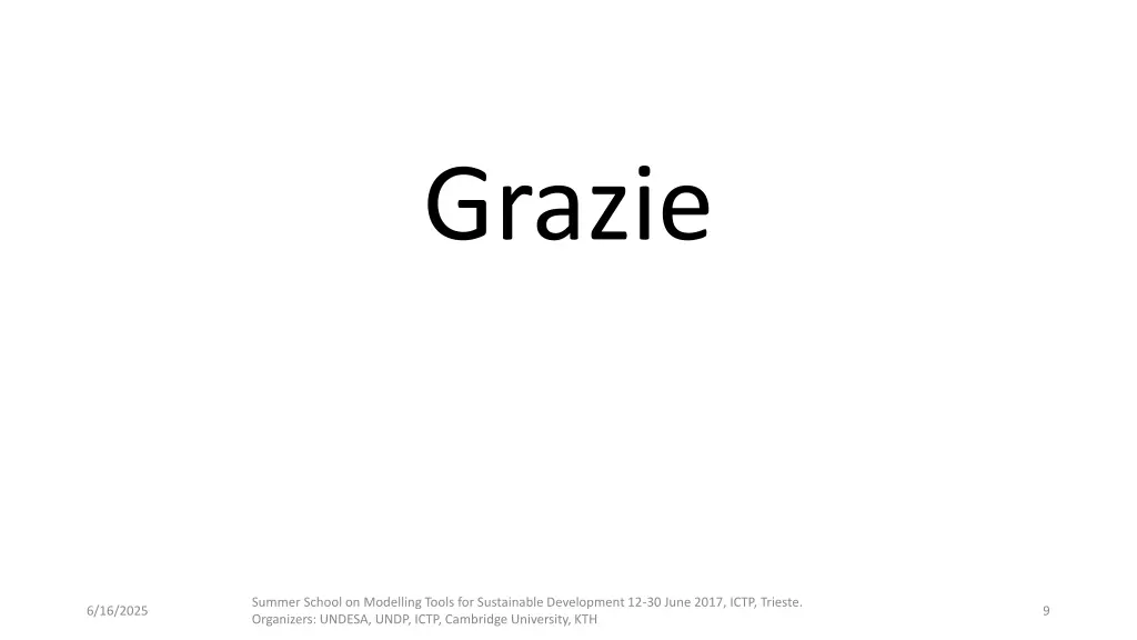 grazie