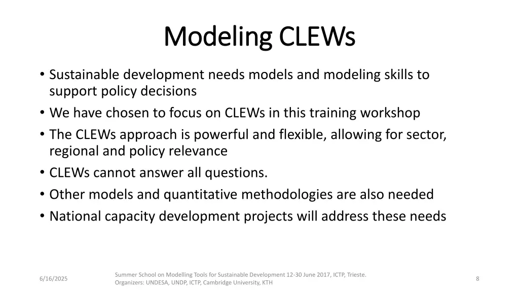 modeling clews modeling clews